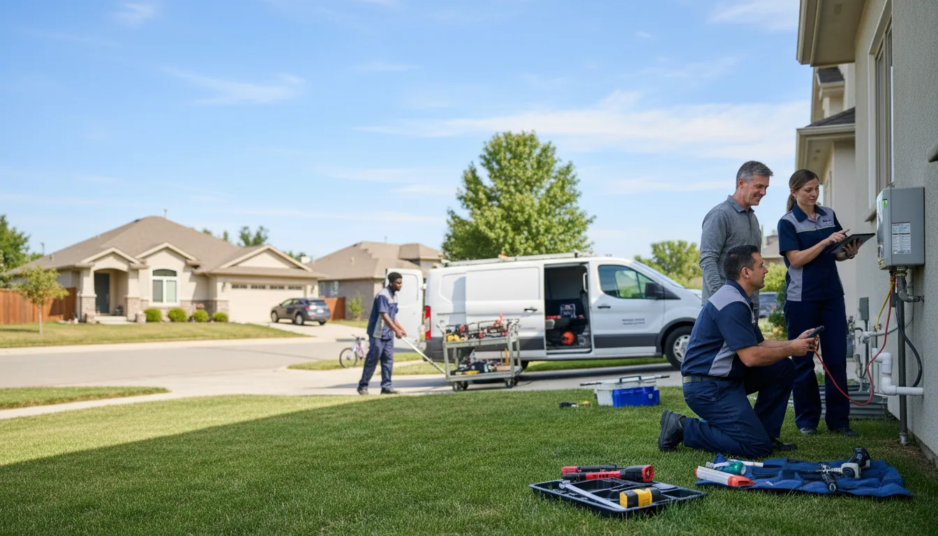 Tankless water heater service in Central City, KY